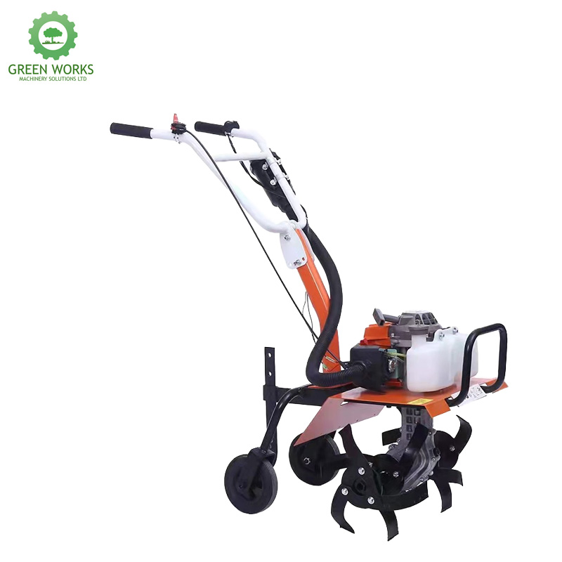 4 Stroke Agriculture Farm Gasoline Mini Power Rotary Tiller Cultivator