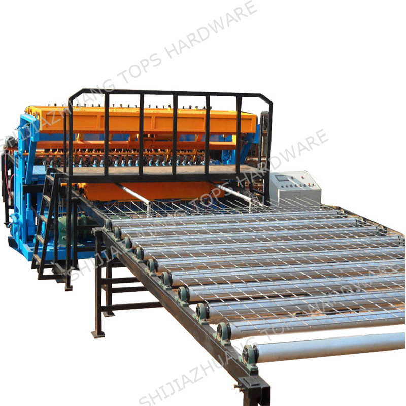 2,0 mm-5,0 mm PLC-Steuertafel verzinkte Drahtzaun-Herstellungsmaschine, langlebige Maschendrahtzaun-Maschine