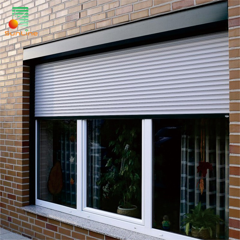 Motorized Aluminum Roller Hurricane Rolling Shutter Window