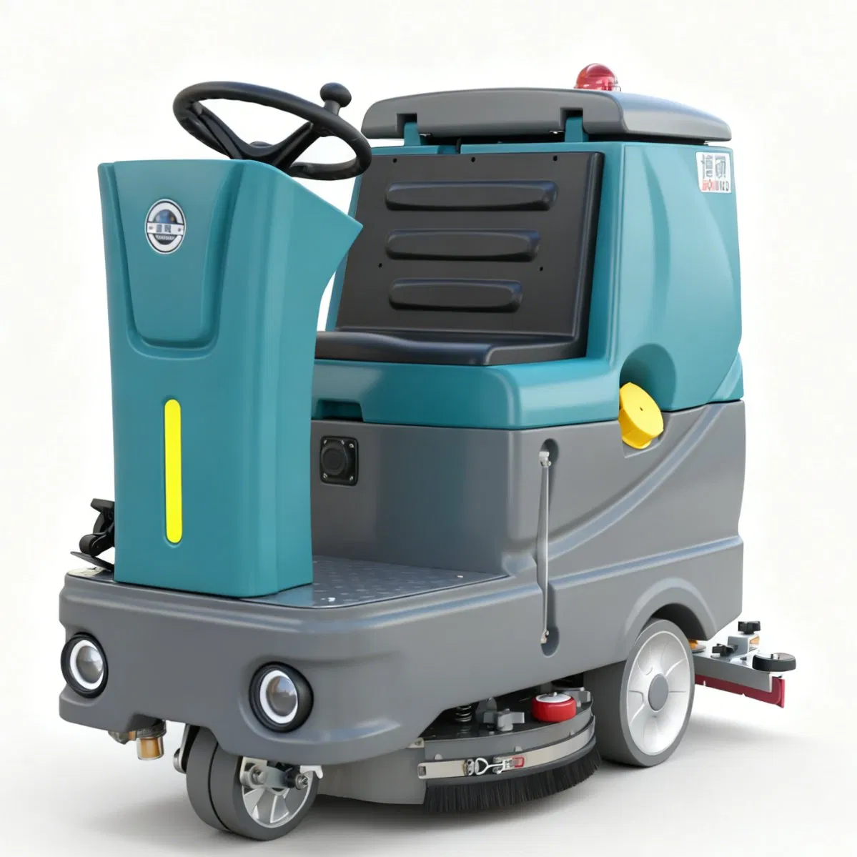 Pulitrice lavasciuga industriale commerciale per pavimenti con conducente a bordo