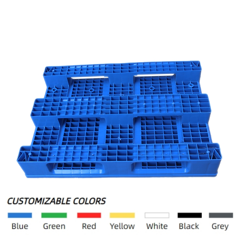 Lebensmittelechter, hochbelastbarer HDPE-Kunststoffpalette, wiederverwendbare, spritzgegossene Palette für die Lebensmittellagerung