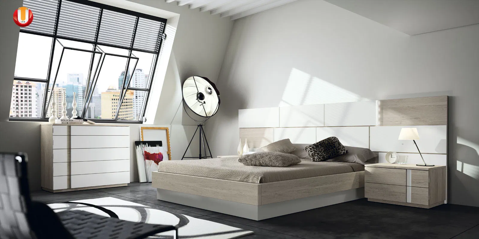 Modern Chinese Office Kitchen Dining Table Hotel Beds Home King Size Bed Wardrobe Wooden Bedroom Furniture Set