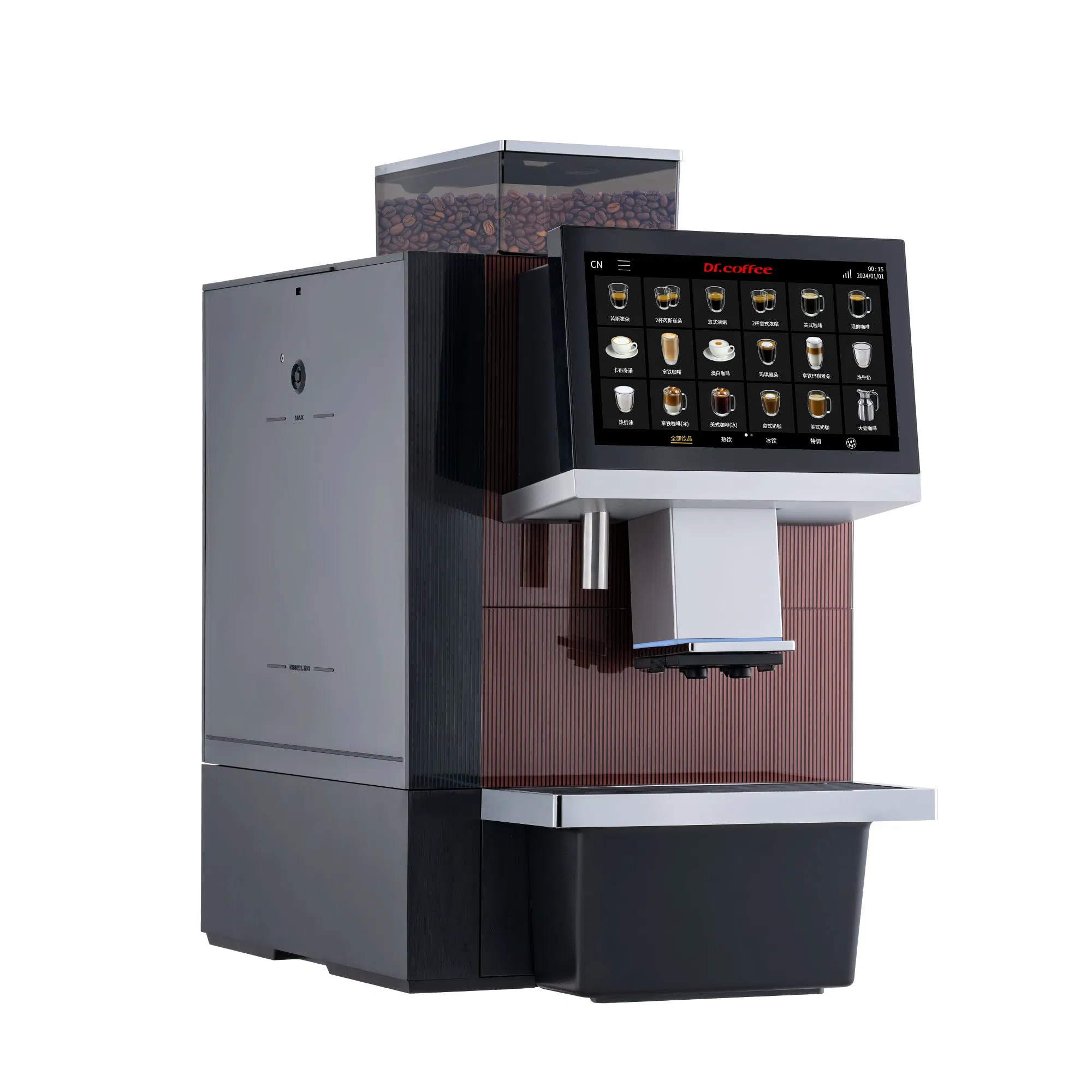 Dr. Coffee F16 Automatische Kaffeevollautomat für Unternehmen