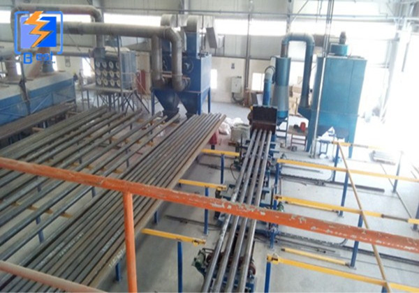 Steel Pipe Sandblasting Machine, Oil Pipe Shot Blasting Machine