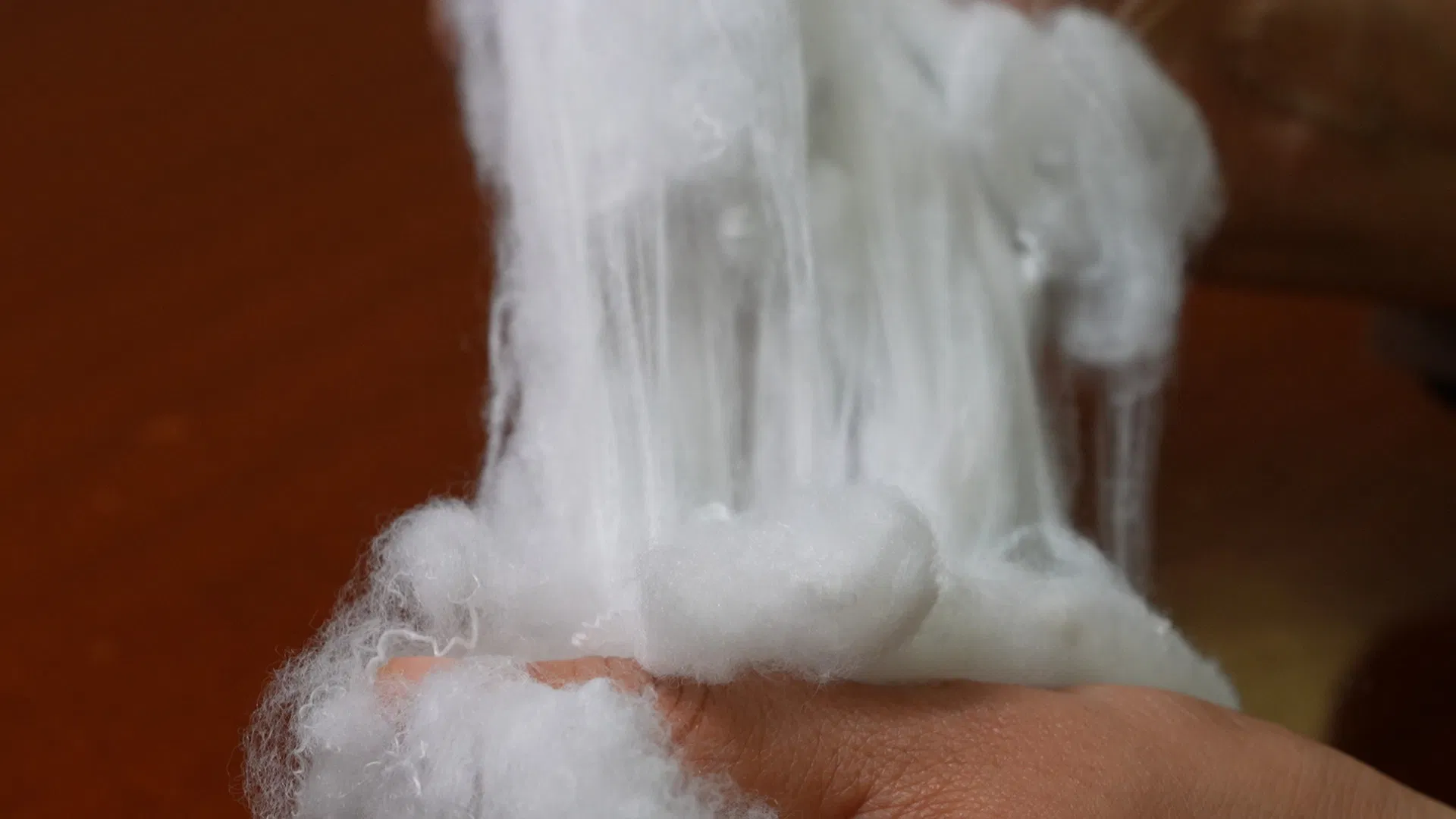 Raw Virgin Recycled Siliconized Polyester Staple Fiber Filling Material
