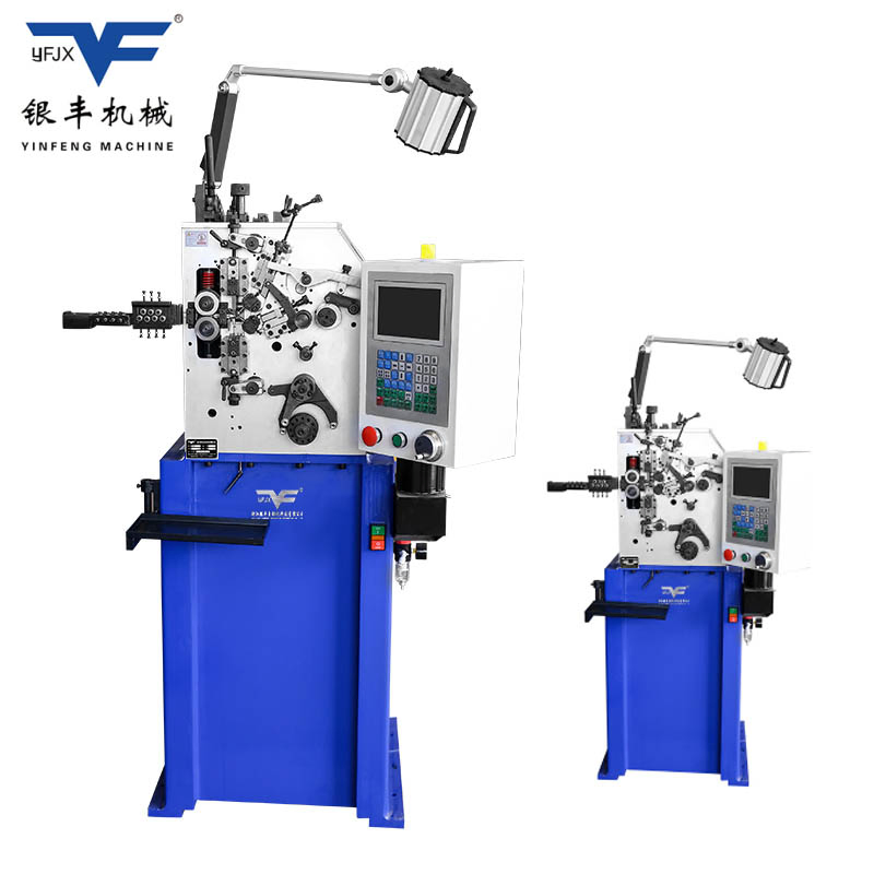 Yinfeng Yf-CNC-8208 Macchina per molle a controllo numerico a 2 assi con diametro del filo da Φ0,15 a 0,8 mm