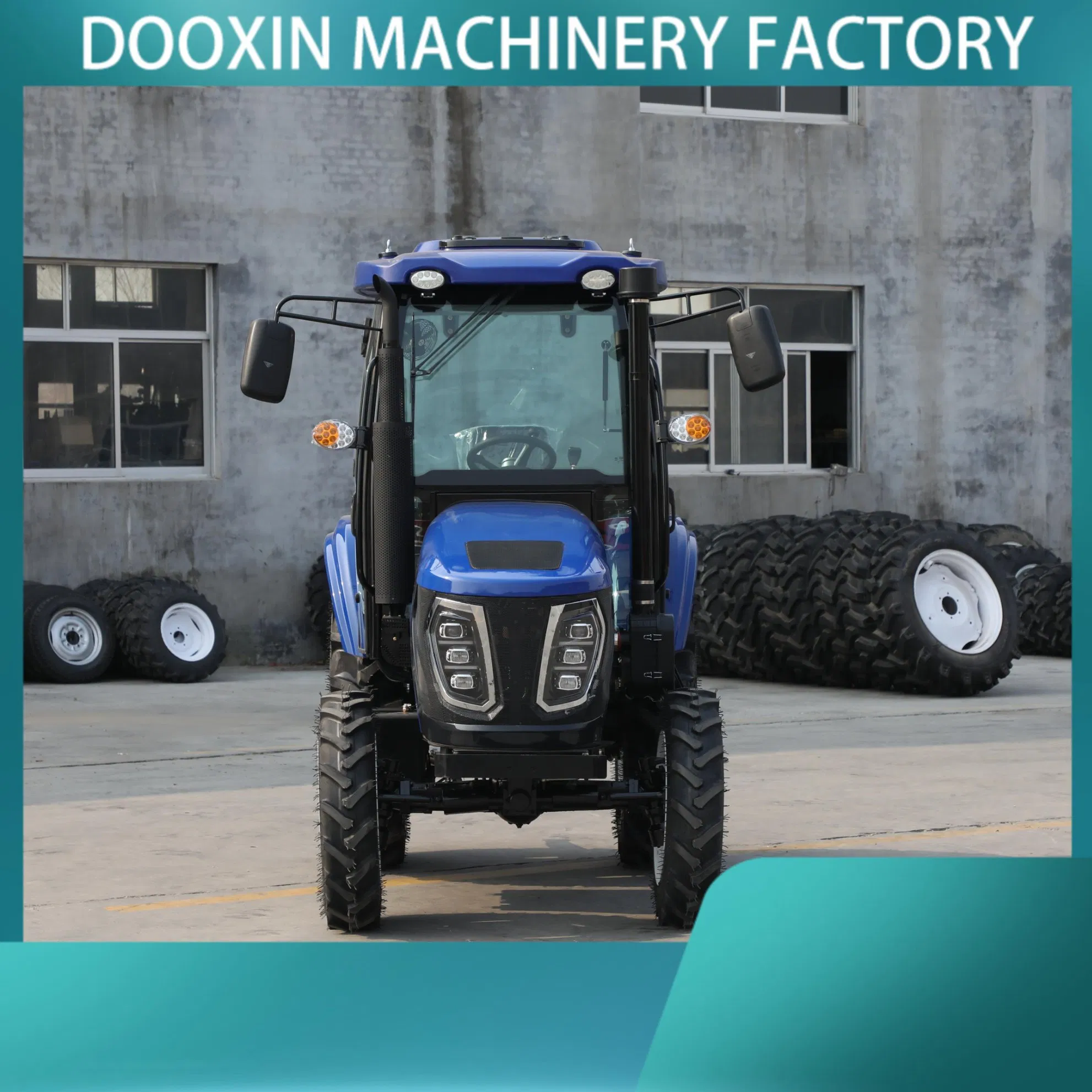 50HP 70HP 90HP 100HP Колесный полноприводный сельскохозяйственный трактор-косилка