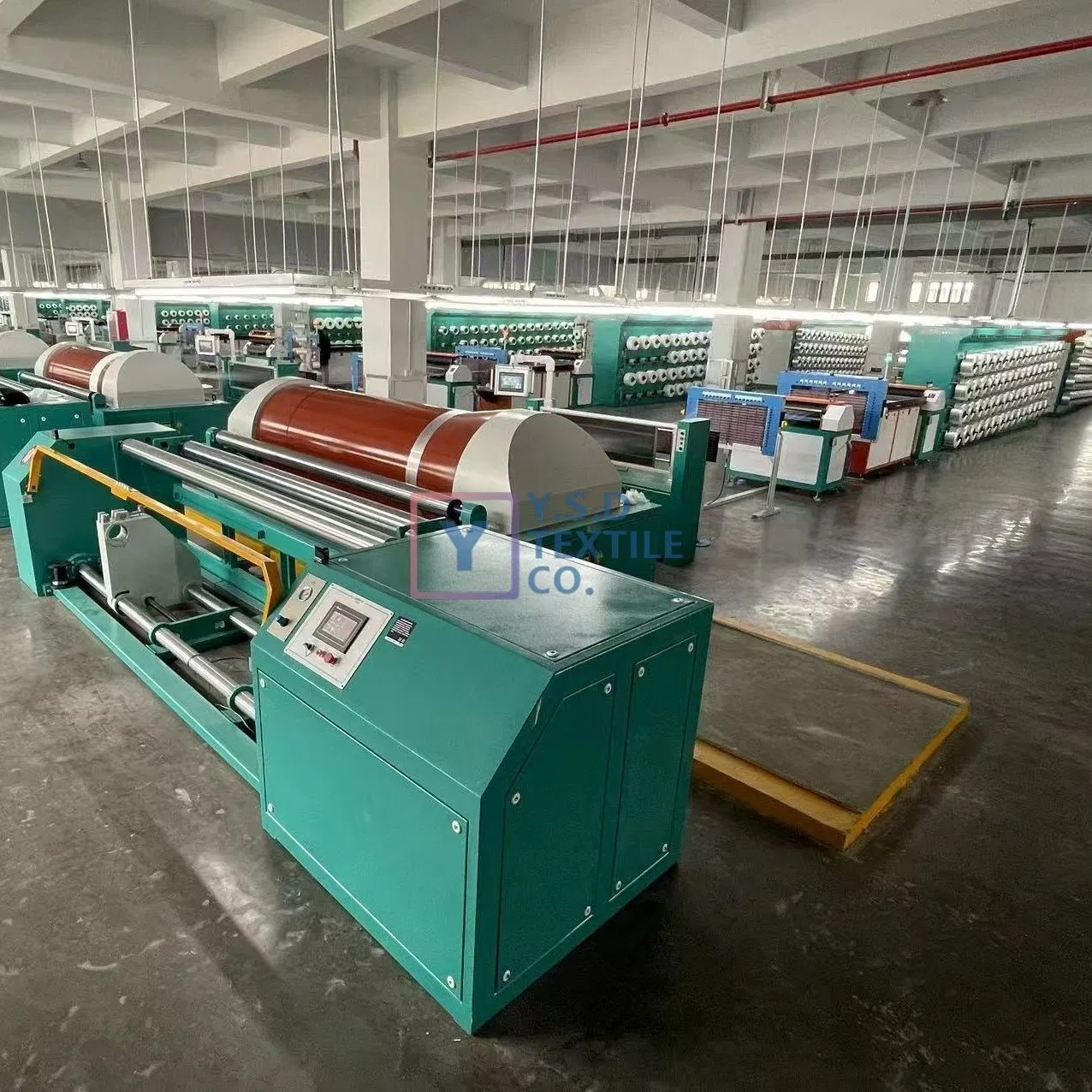 ISO Standard Quality Mother Yarn Sectional Split Warping Machine, Chinese Certified Factory Reliable Warping Performance Equipment