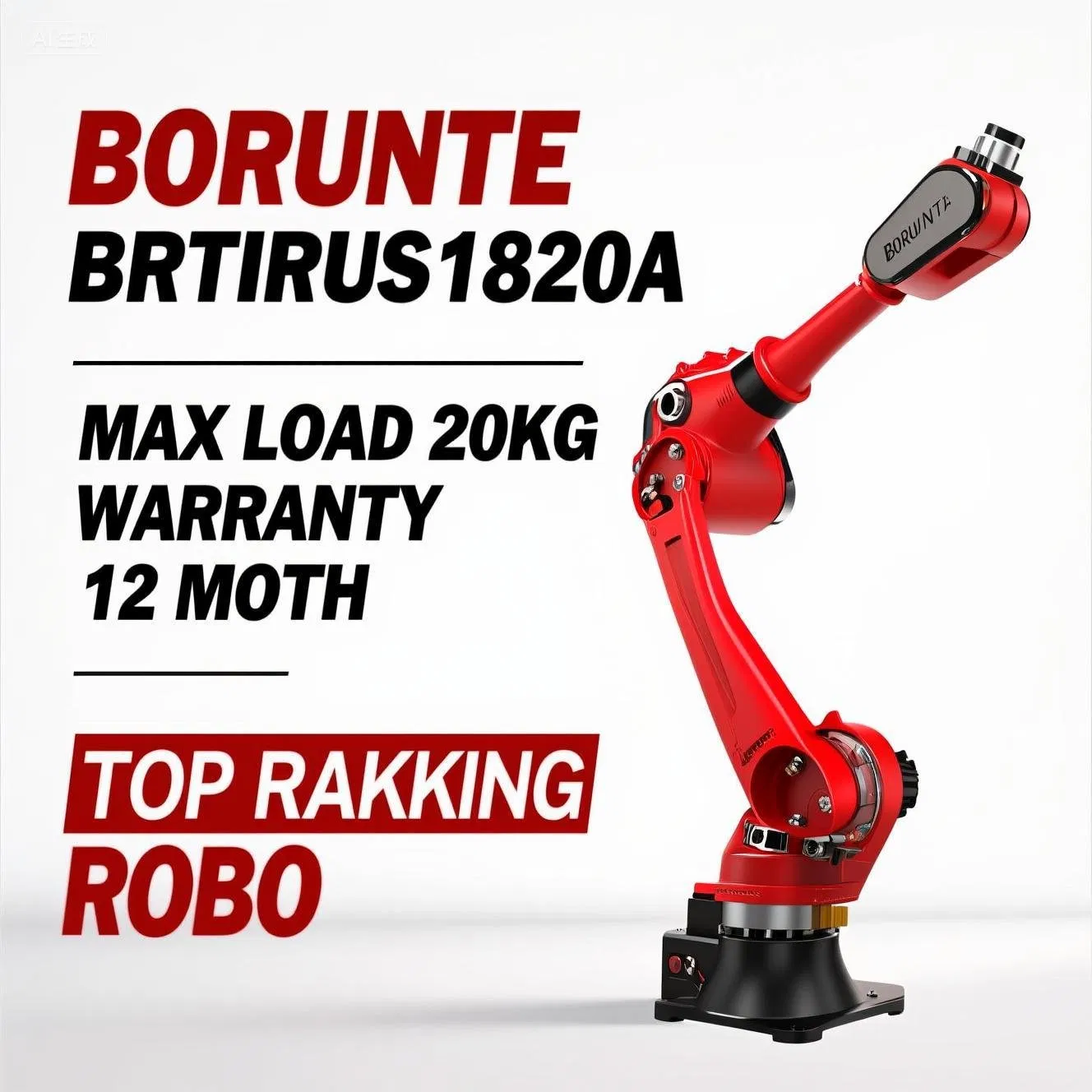 Robot de soldadura Borunte con sistema de carga CNC