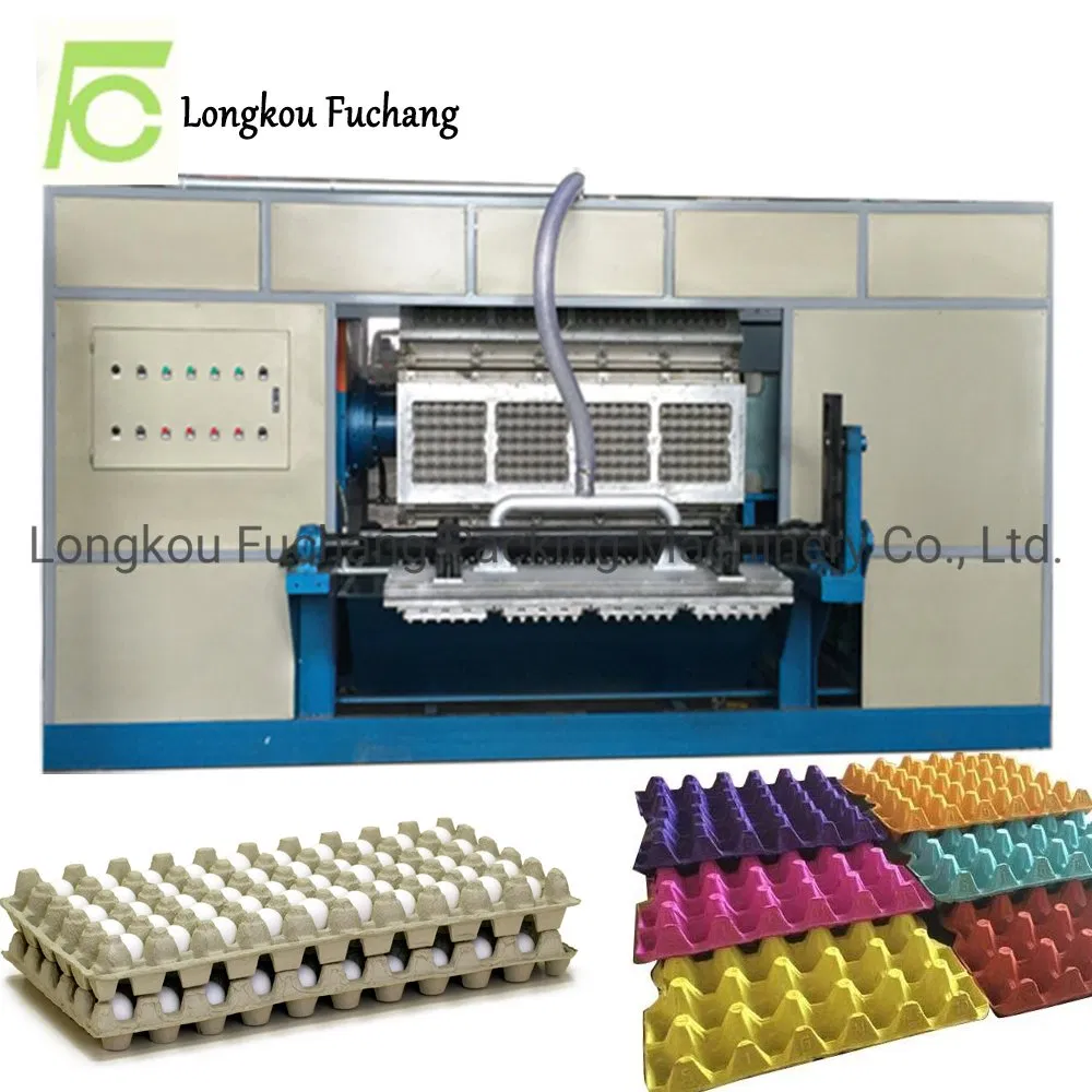 Waste Paper Moling Egg Tray Machine with CE (Fuchang)