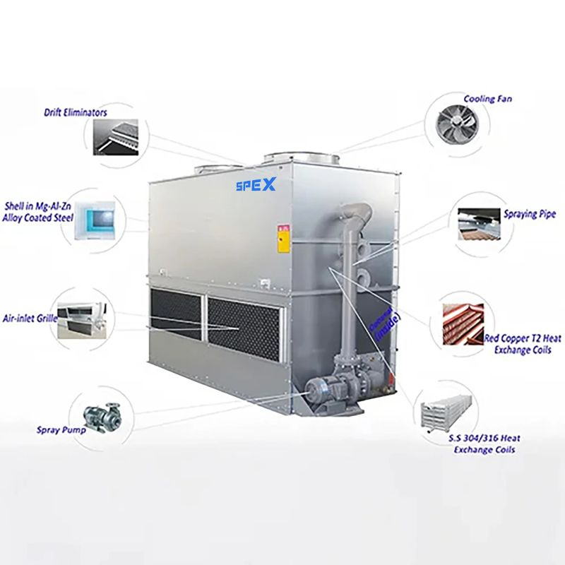 CTI Industrial Cross Flow Evaporative Combined Counter Flow Water Cooling Tower