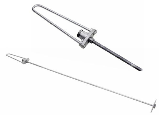 Hot DIP Galvanized Forged Eye Shaft Screw Anchor Stay Rod Electric Power Fitting