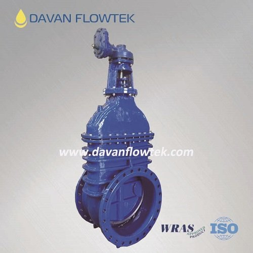 Heavy-Duty Cast Iron Flanged Metal Seat Gate Valve