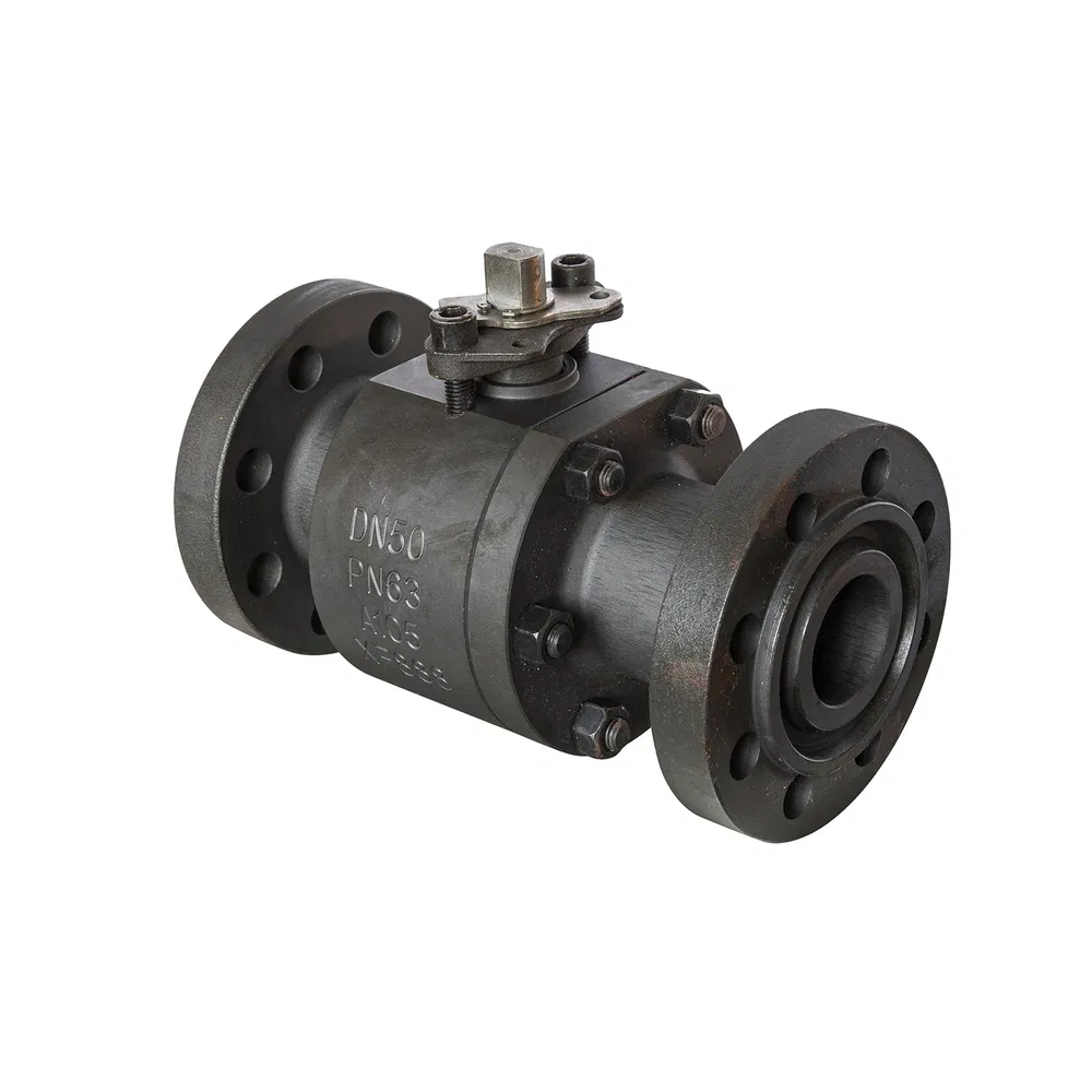 Valvola a sfera galleggiante in acciaio inossidabile stampato a flange, 2 pezzi, per applicazioni su oleodotti