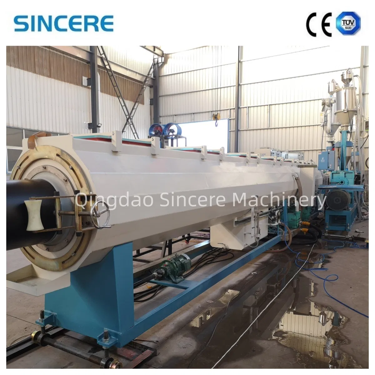 Large Plastic HDPE PE Hollow Wall Winding Drainage Pipe Making Machine