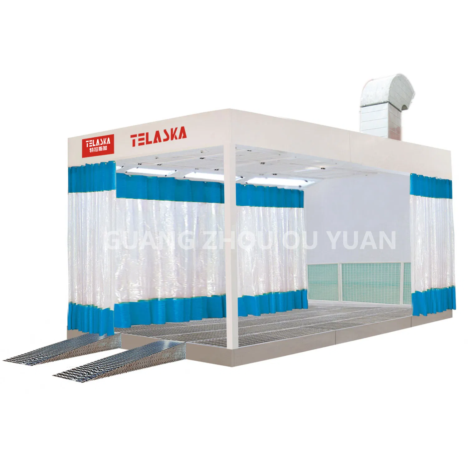 Car Pre Station Polish Dry Grinding Room Sanding Booth