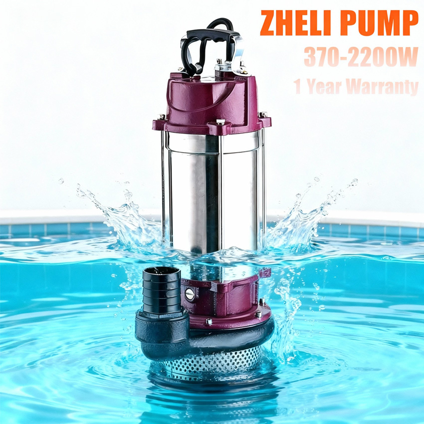 Zheli Small Low Volume Mini High Pressure Water Pumps 0.5HP 1HP 2HP 4 Inch 2 Inches Submersible Bore Well Pump for Fish Pond