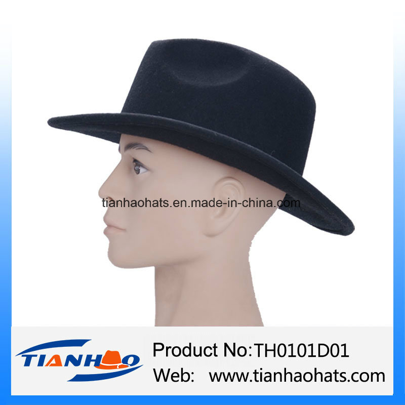 Cappello da cowboy in feltro di lana di alta qualità per uomo