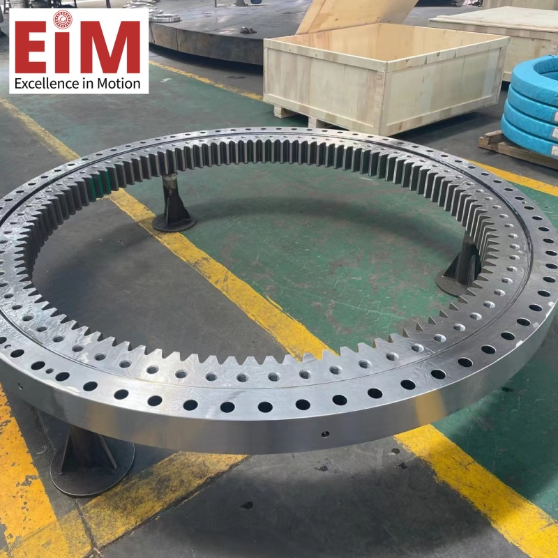 020-25-500 Double-Row Ball Slewing Bearing for Excavator/Crane, Large Diameter Steel & Casting External Gear Tower Crane Accessory
