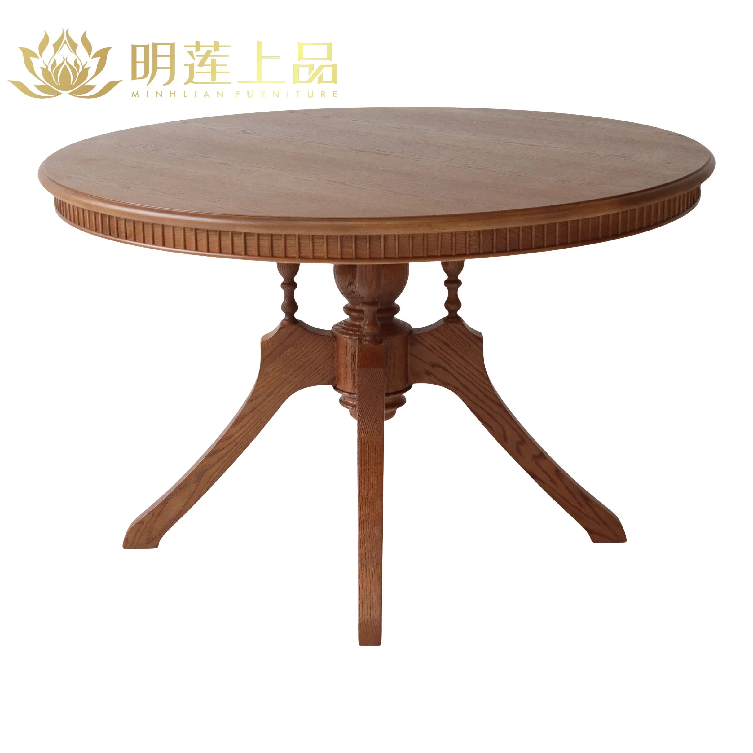 Solid Wood Dining Table for Fine Dining Restaurants