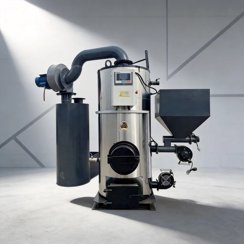 Taiguo Vertical 1 Ton Water Tube Steam Boiler
