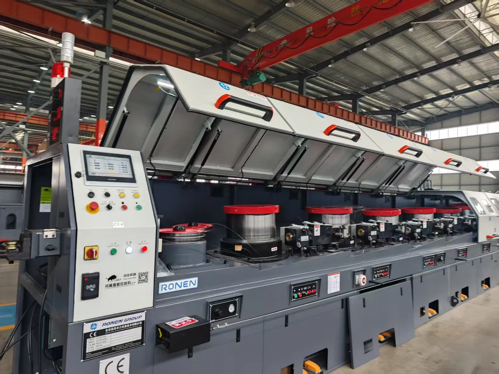 30m/S High Speed Steel Wire Rod Straight Line Wire Drawing Machine