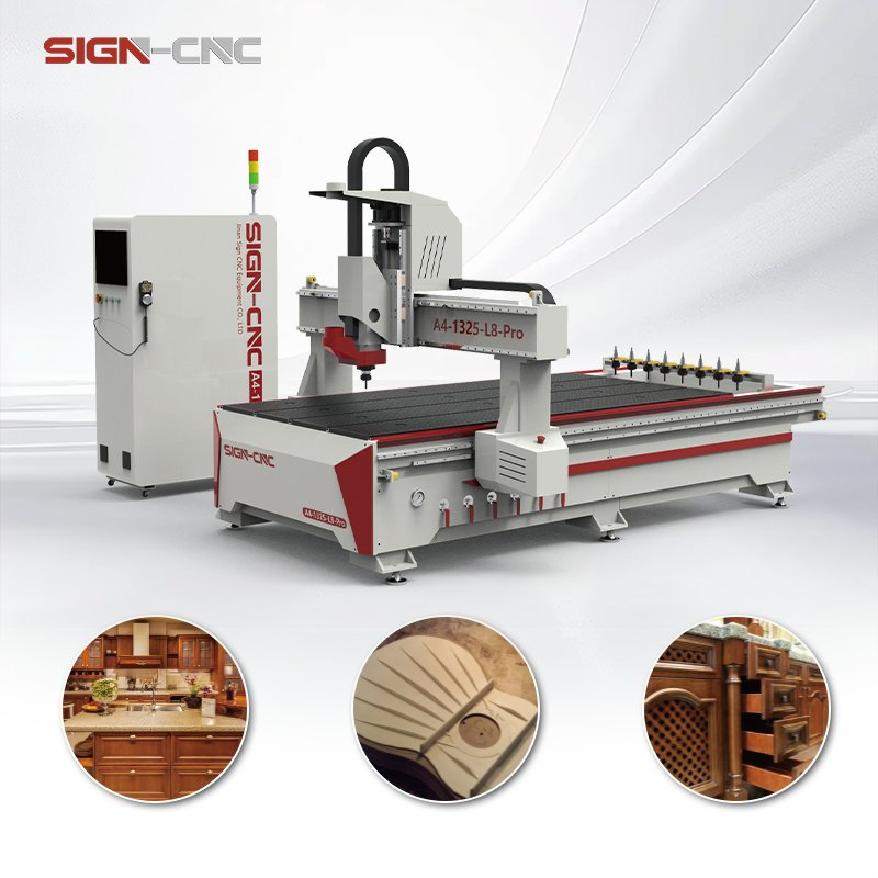 Automatische CNC-Fräsmaschine ATC CNC-Fräse für die Holzbearbeitung