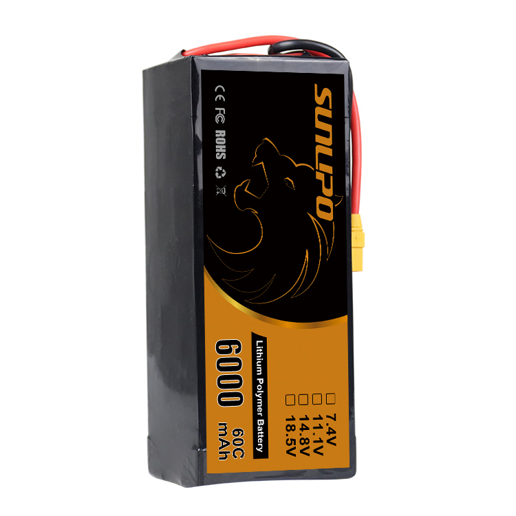 Lipo FPV Drone Battery Pack 22.2V 6000mAh Lithium Polymer Battery