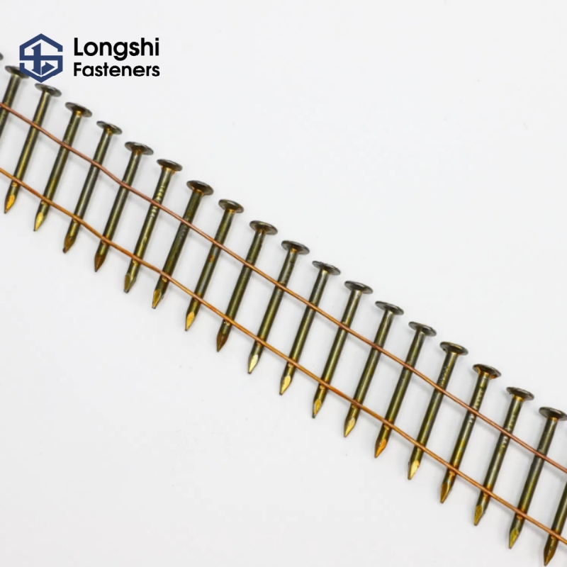1 1/4" Smooth Galvanized Coil Roofing Nails for Wooden Pallets