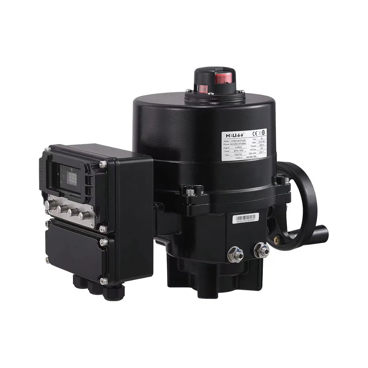 Intelligent Hq Y1 LCD Display Valve Actuator with Hand Wheel