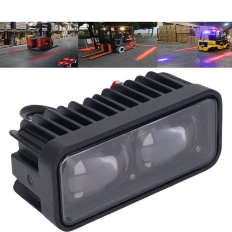 Forklift Red LED Zone Lamp for Industrial Warehouse Danger Areas Safety