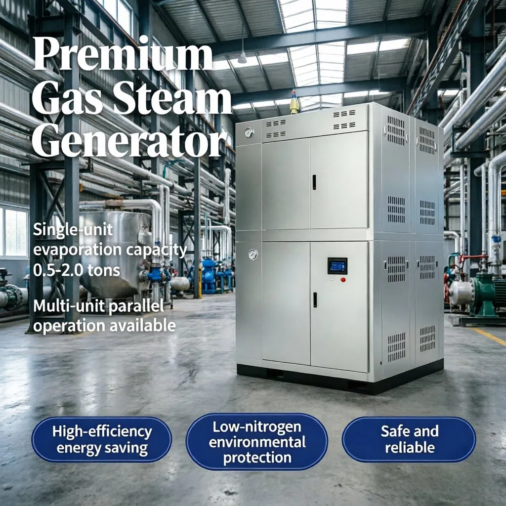 2t/H Gas-Fired Steam Generator Industrial Boiler Exempt From Annual Inspection
