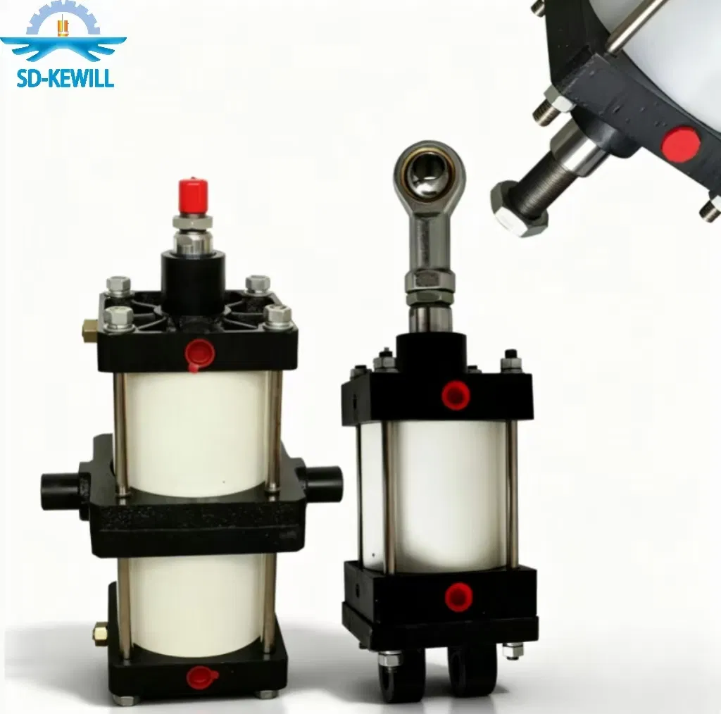 QGB Air Pump Pneumatic Cylinder, Custom Connection Type for Steelworks, Forge, Machine Tool Factory