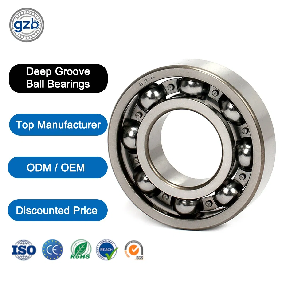 603-6014 Zz/2RS Single Row Deep Groove Ball Bearings ABEC 1/3/5/7 Miniature Kugellager Cuscinetto Bearing