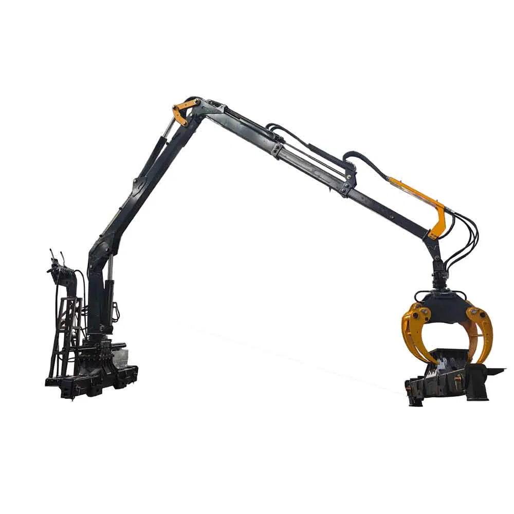Timber Wood Log Grab Hydraulic Rotating Clamp Wheel Loader Grapple