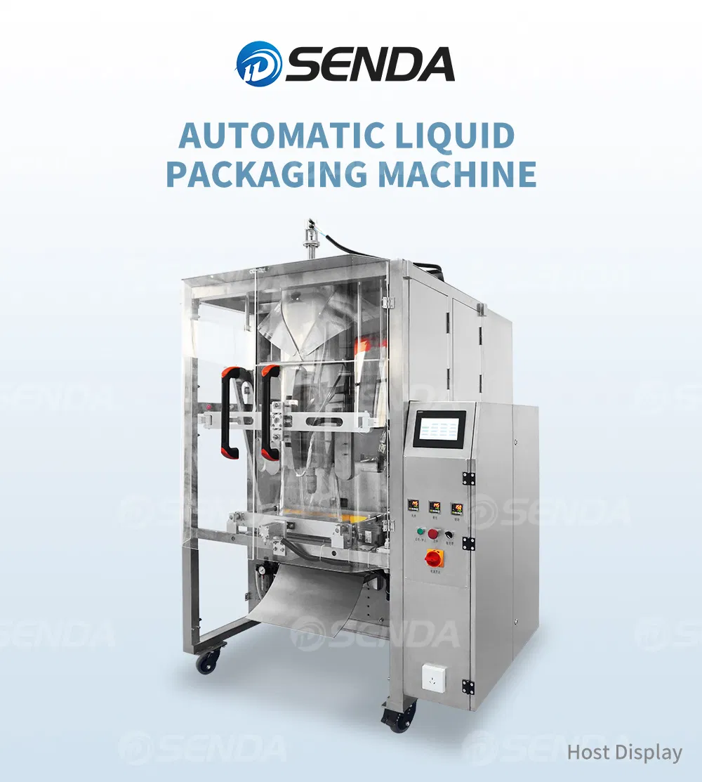 Macchina automatica confezionatrice verticale per polveri con formatura, riempimento e saldatura per caffè in polvere, farina, detersivo in polvere