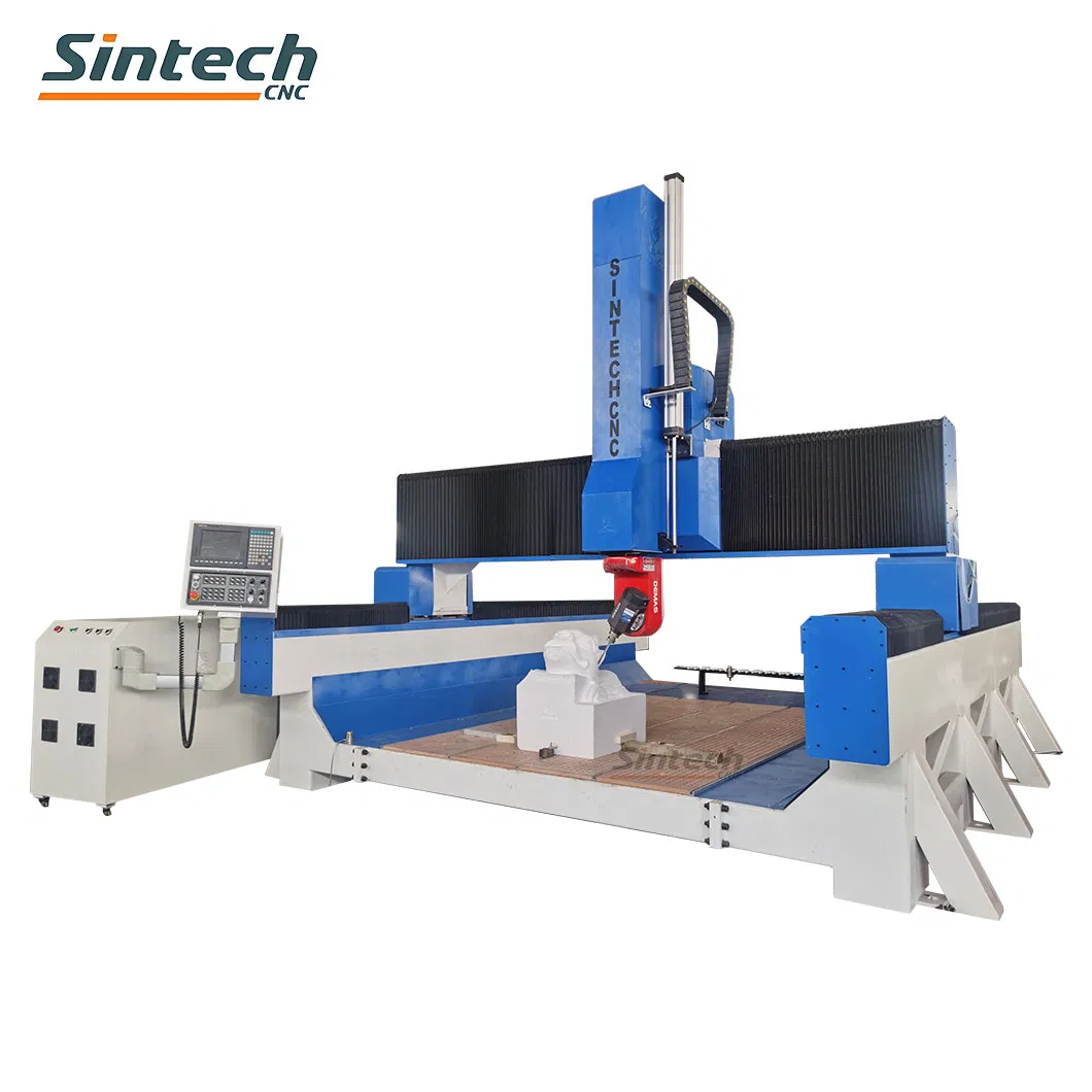 5 Axis CNC Router for Wood MDF Plastic Foam with Rtcp Function