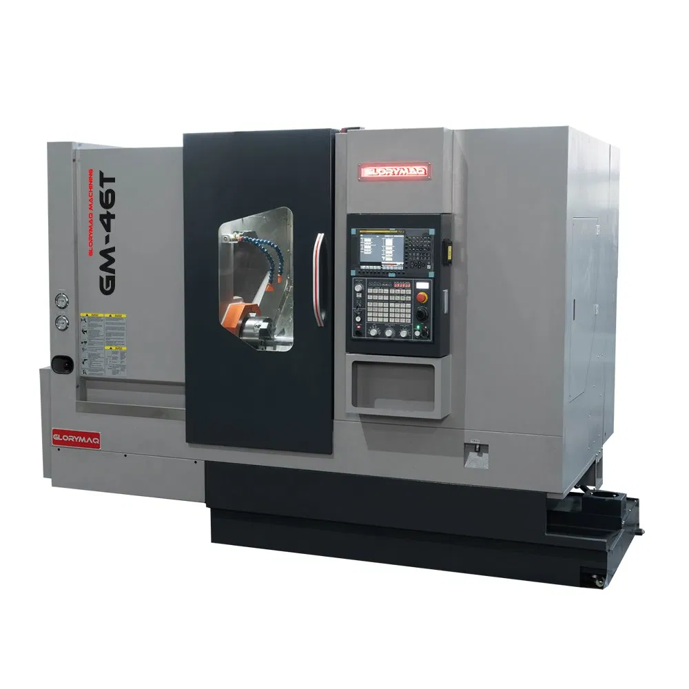Glorymaq GM-46t Precision CNC Slant Bed Lathe Machine Tool Horizontal Metal Turning Milling