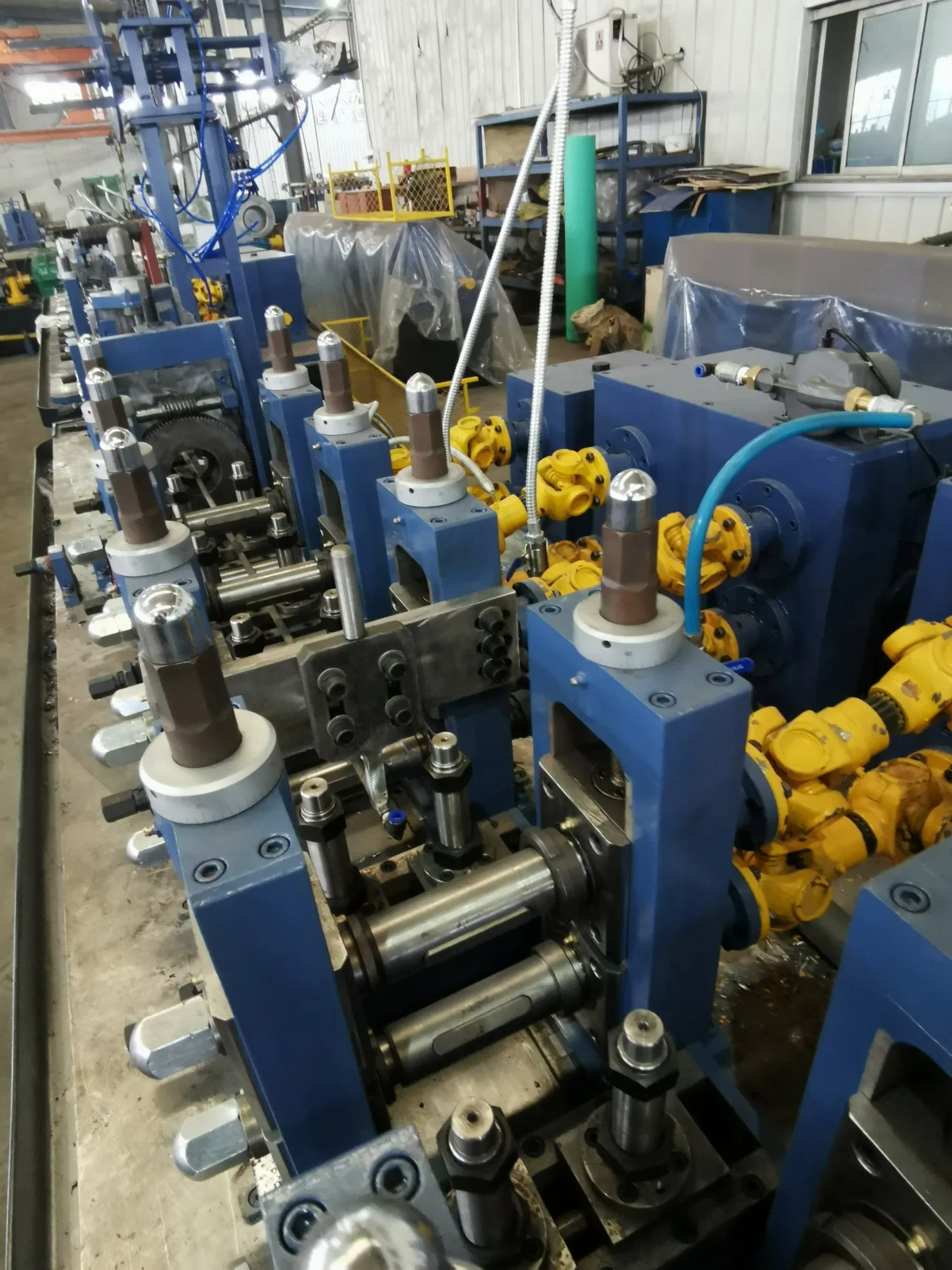 Cold Rolled Steel Strips Tube Making Machine with Online Finish