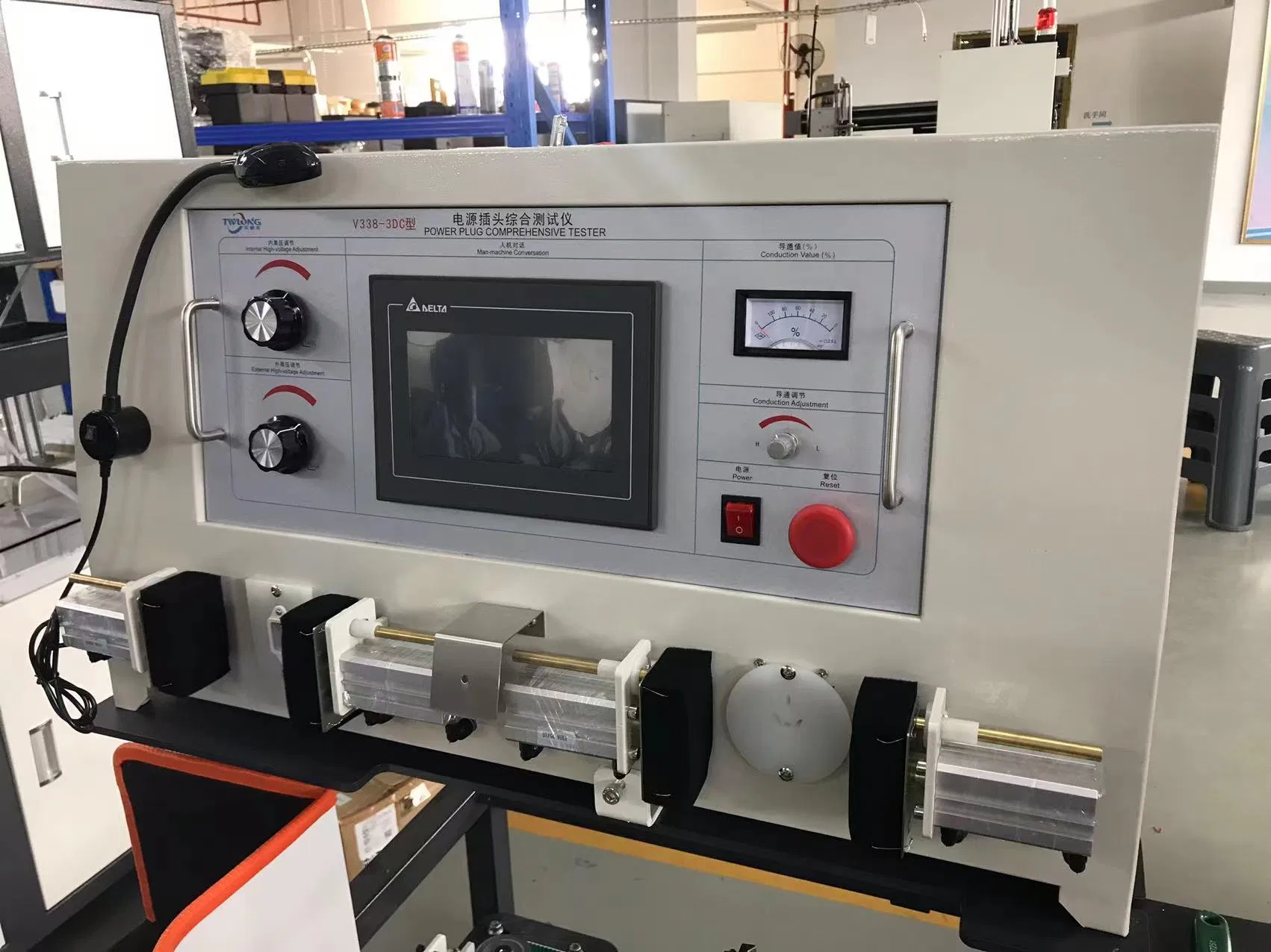 Macchina automatica di collaudo V338-3DC per cavo di alimentazione CA e filo CC