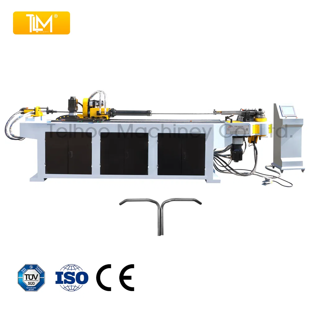 63 CNC Machinery Mandrel Automatic Round Rectangular Steel Tube Bender Manual Pipe Bending Machine for Motorcycle Exhaust