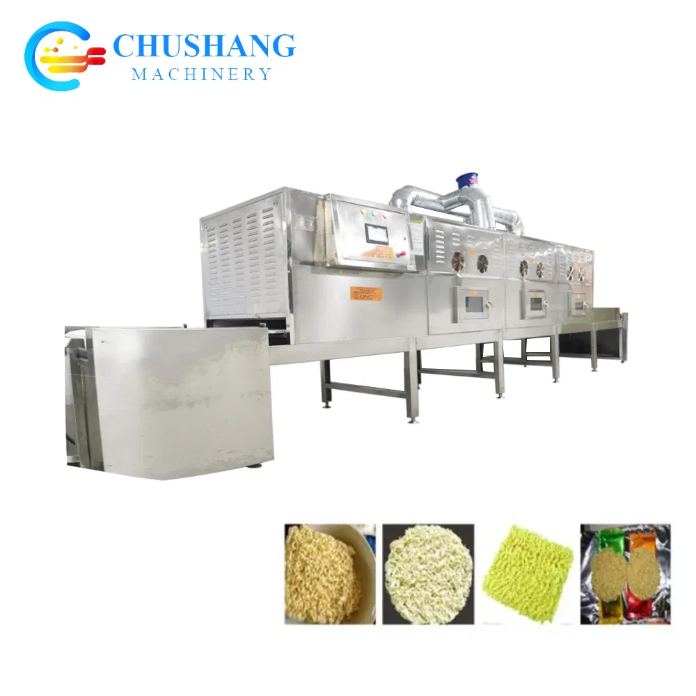 Essiccatore automatico istantaneo per noodles, vermicelli di riso, macchina a microonde per essiccazione e sterilizzazione