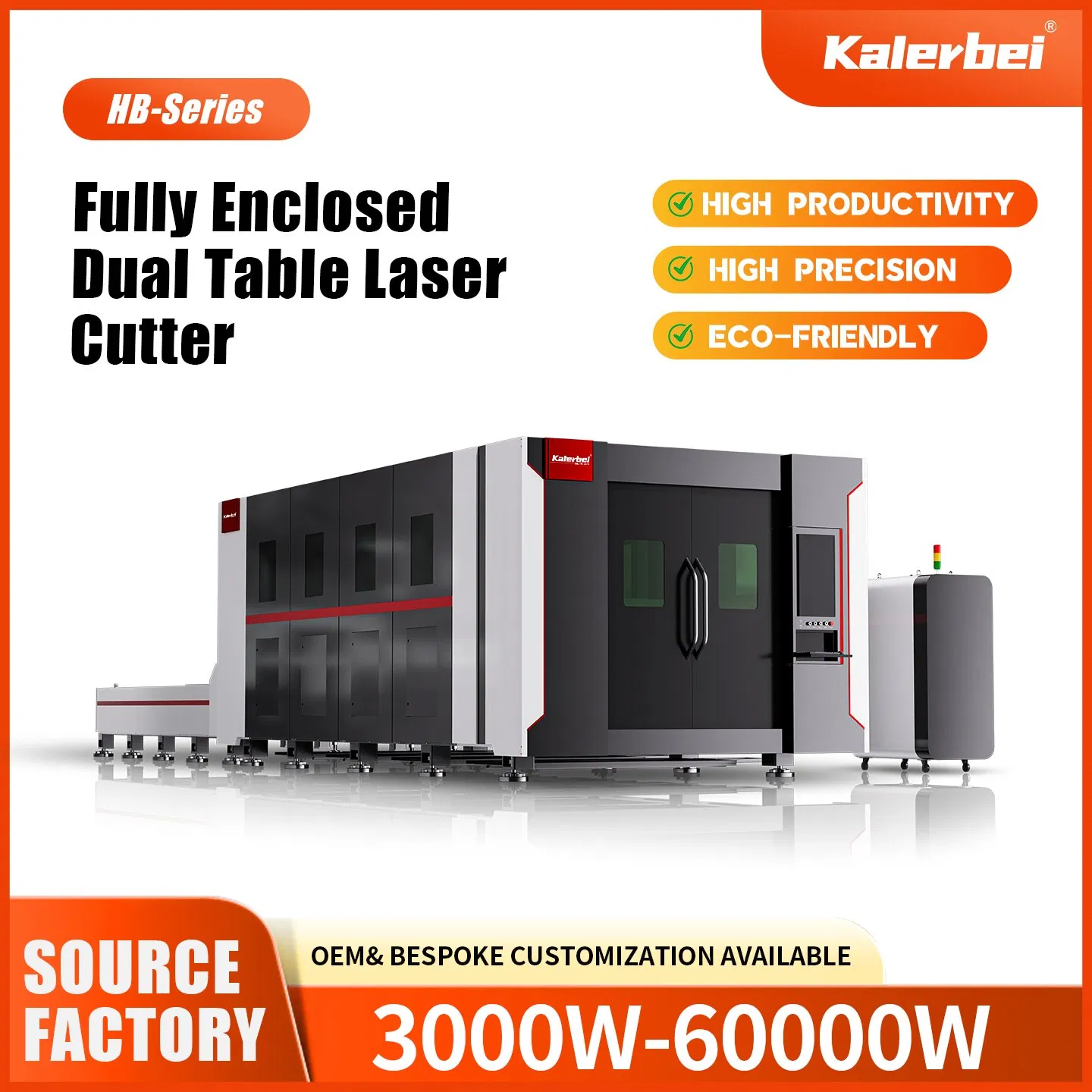 1000-6000W 3015 1530 Whole Cover Laser Cutting Machine for Cutting SS CS Al Brass Copper