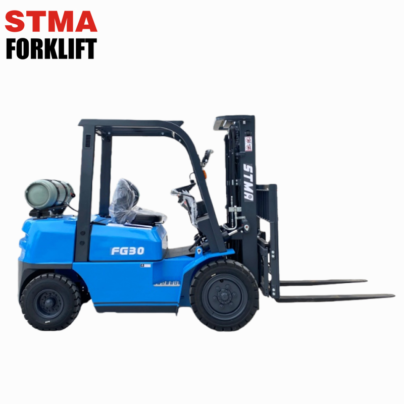 STMA Mini Propan 3t 3-Tonnen 4-Tonnen Gas LPG Benzin Gabelstapler 4000 6000 8000 Pfund mit Dualkraftstoff