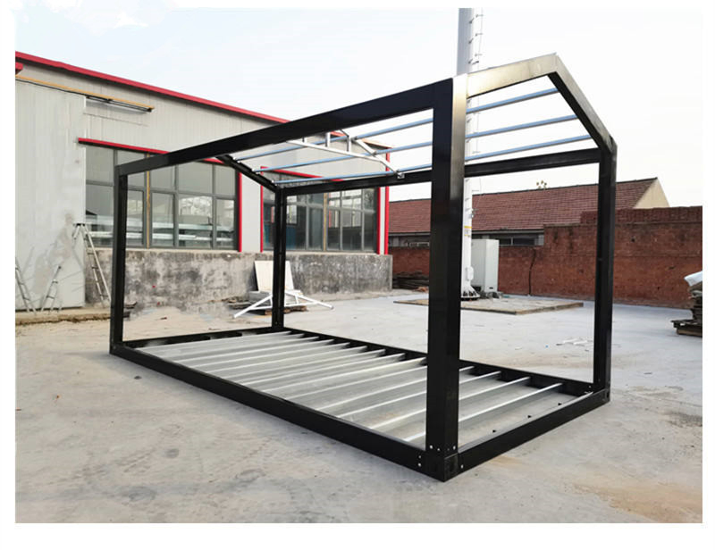 Bewegliches tragbares vorgefertigtes faltbares Flachpack-Container-Tiny-House aus Stahlkonstruktion