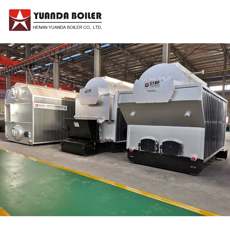 Dzl Automatic Chain Grate Coal Biomass Wood Fired Hot Water Boiler