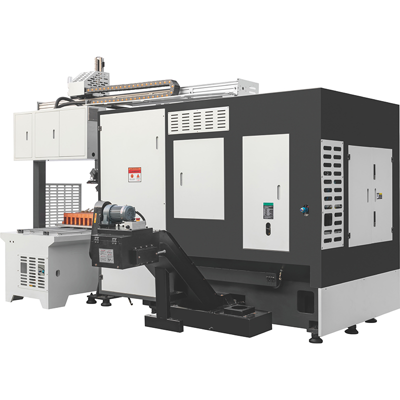 Centro de mecanizado CNC horizontal con torreta de 12 ejes