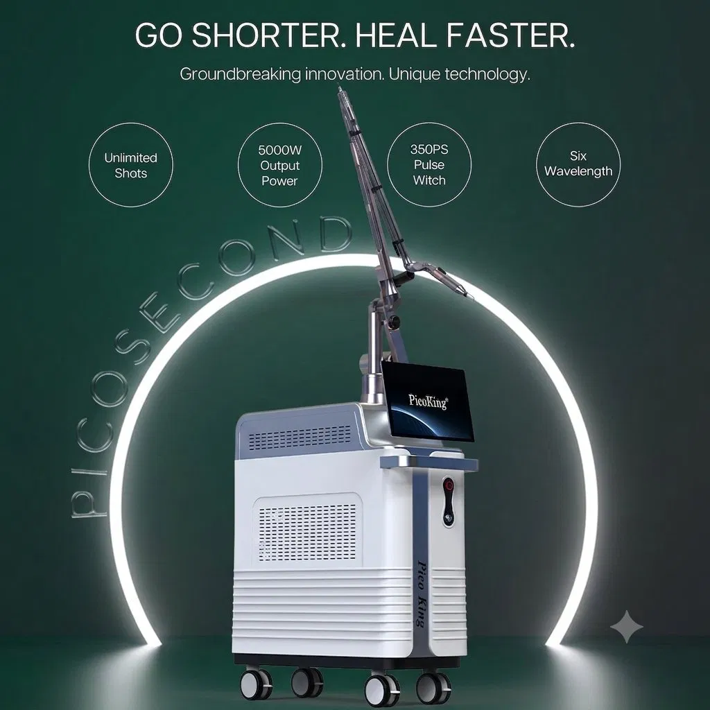 2026 Professional Q Switch ND YAG Laser Tattoo Removal Machine Pico Laser 1064 532nm Picosecond Beauty Machine US 510K