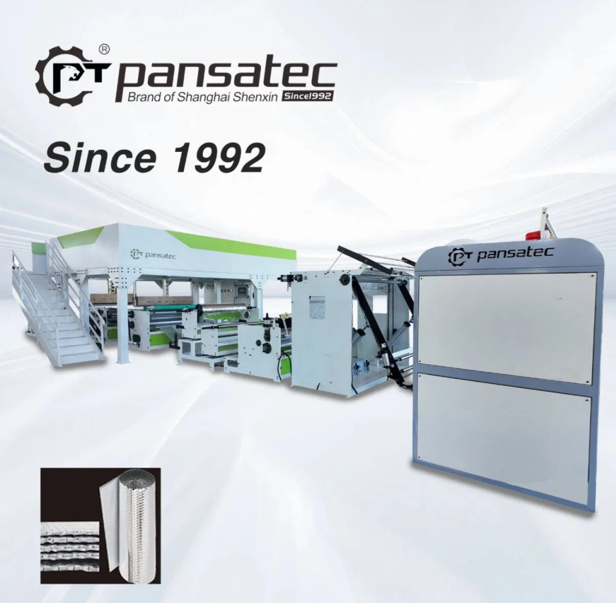 Pansatec Labor Saving Bubble Film Making Machine with LDPE