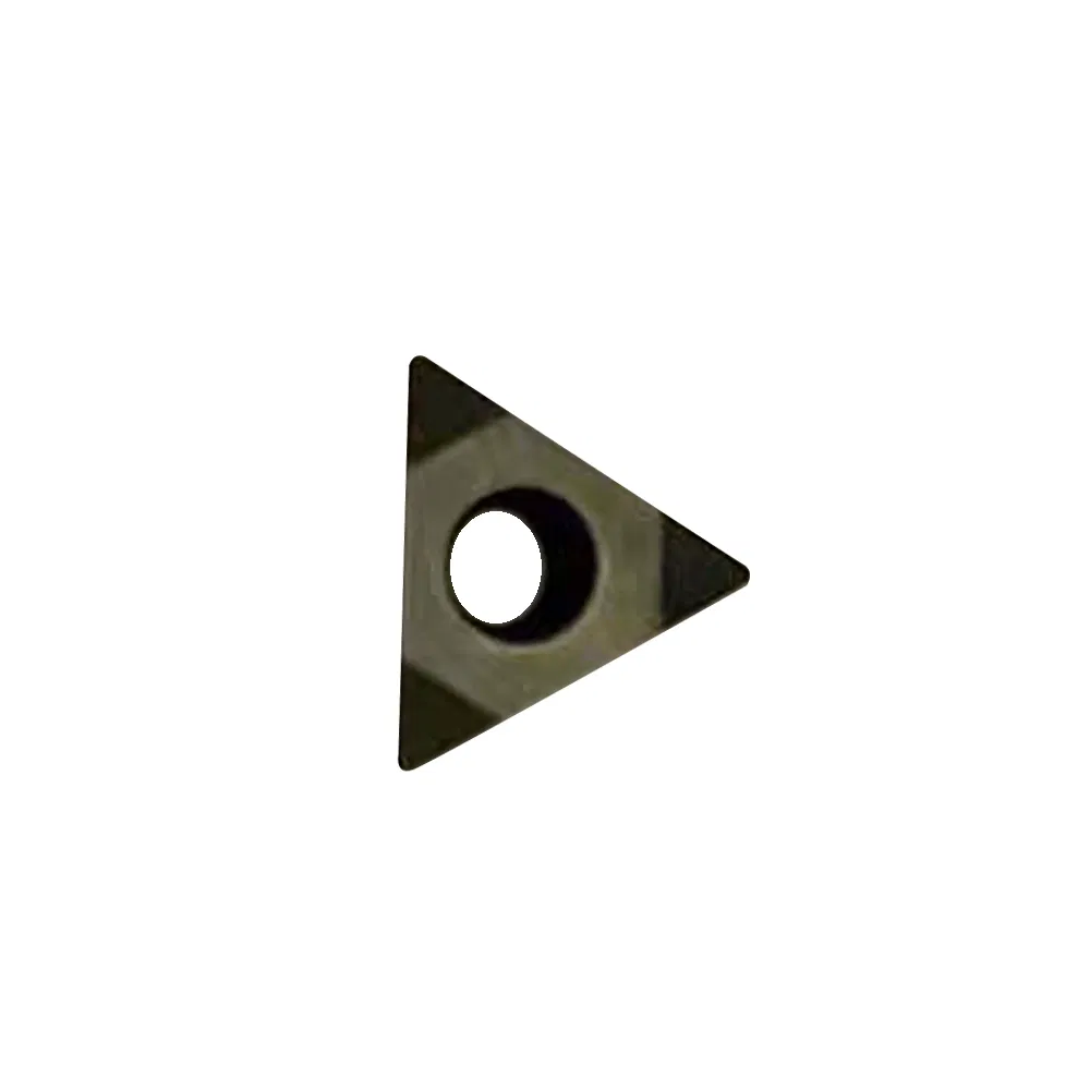Triangular Tcgt090204 Brazed 3 Tipped CBN Inserts for Cast Iron and Steel